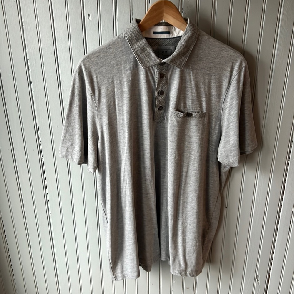 Ted Baker Tortilla Slim Fit Tipped Pocket Polo - Size 6 / XL